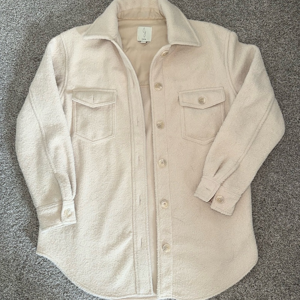 Joie Cream Button-Up Jacket - Picture 3 of 5